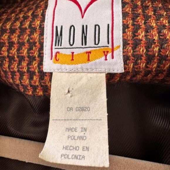 Vintage Monti Wool Tweed Checked Blazer Preppy Academia Autumn - Picture 9 of 10